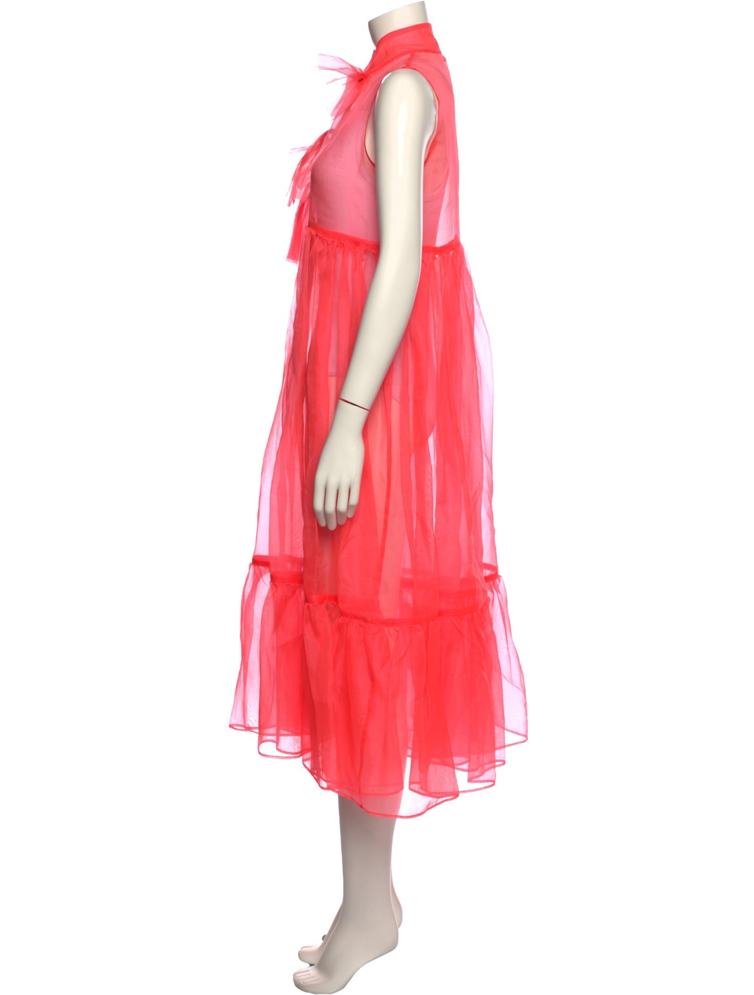 Kamperett Mock Neck Long Dress