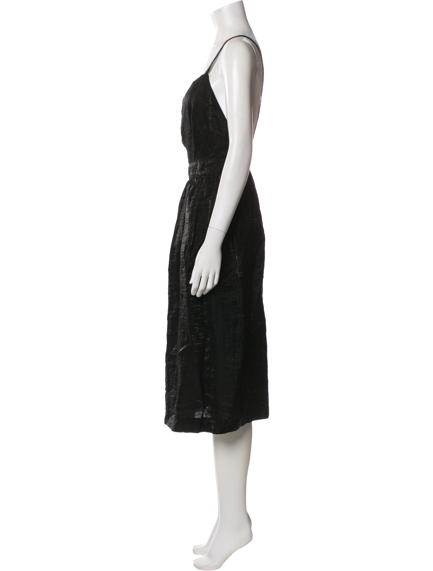 Kamperett Linen Knee-Length Dress