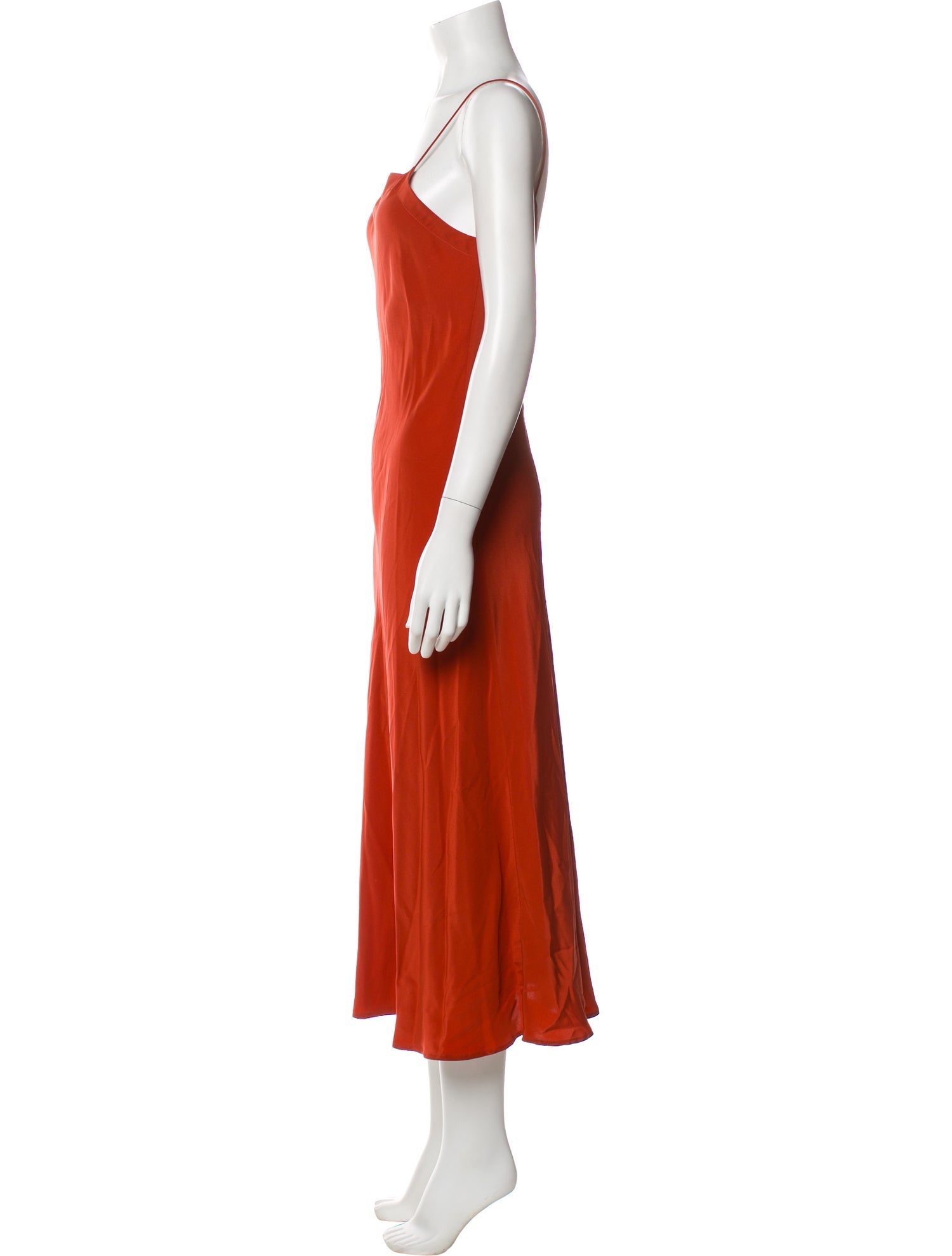 Kamperett Silk Midi Length Dress