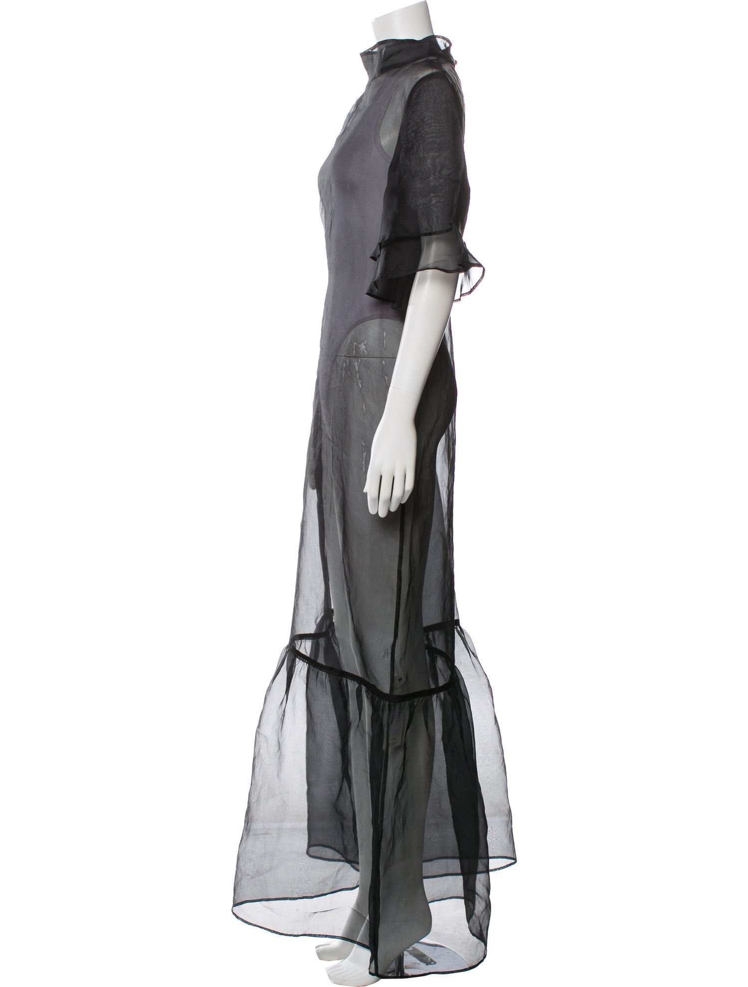 Kamperett Silk Long Dress