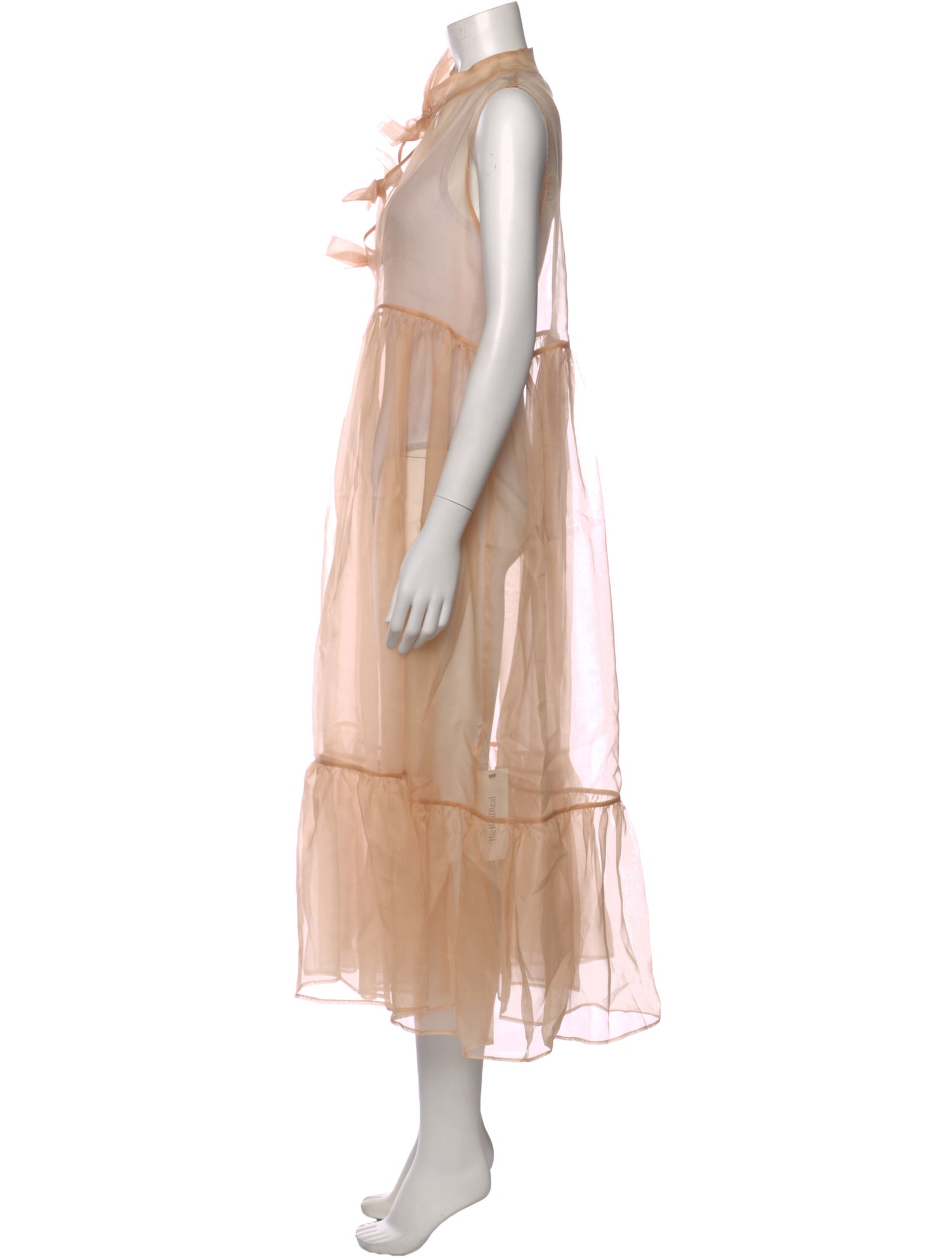 Kamperett Silk Long Dress