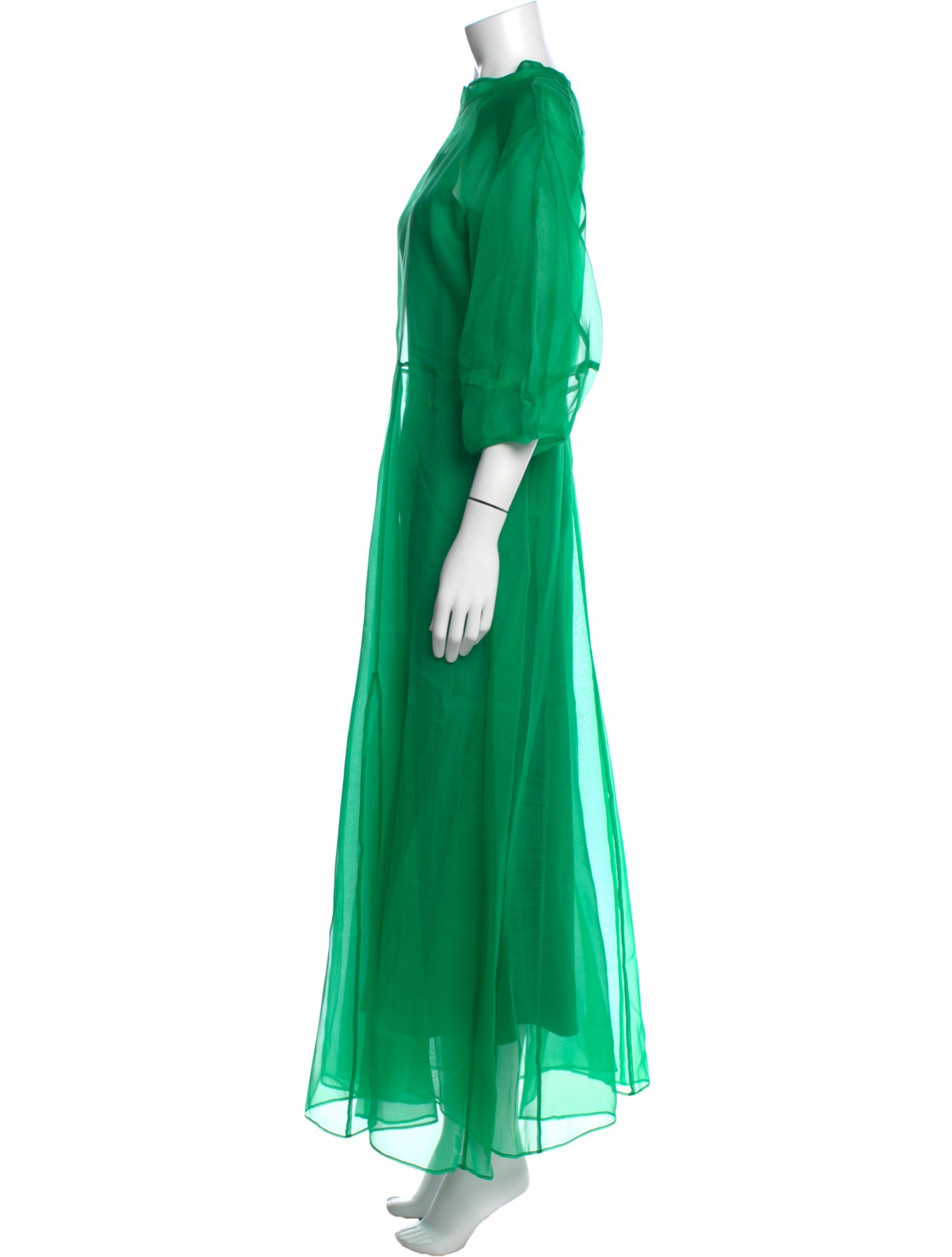 Kamperett Silk Long Dress