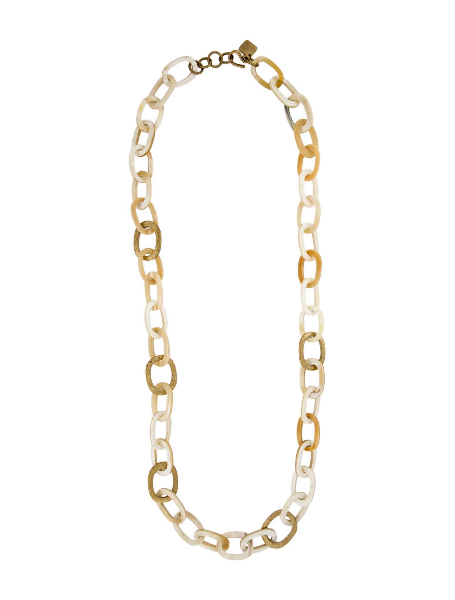 Ashley Pittman Horn Link Chain Necklace
