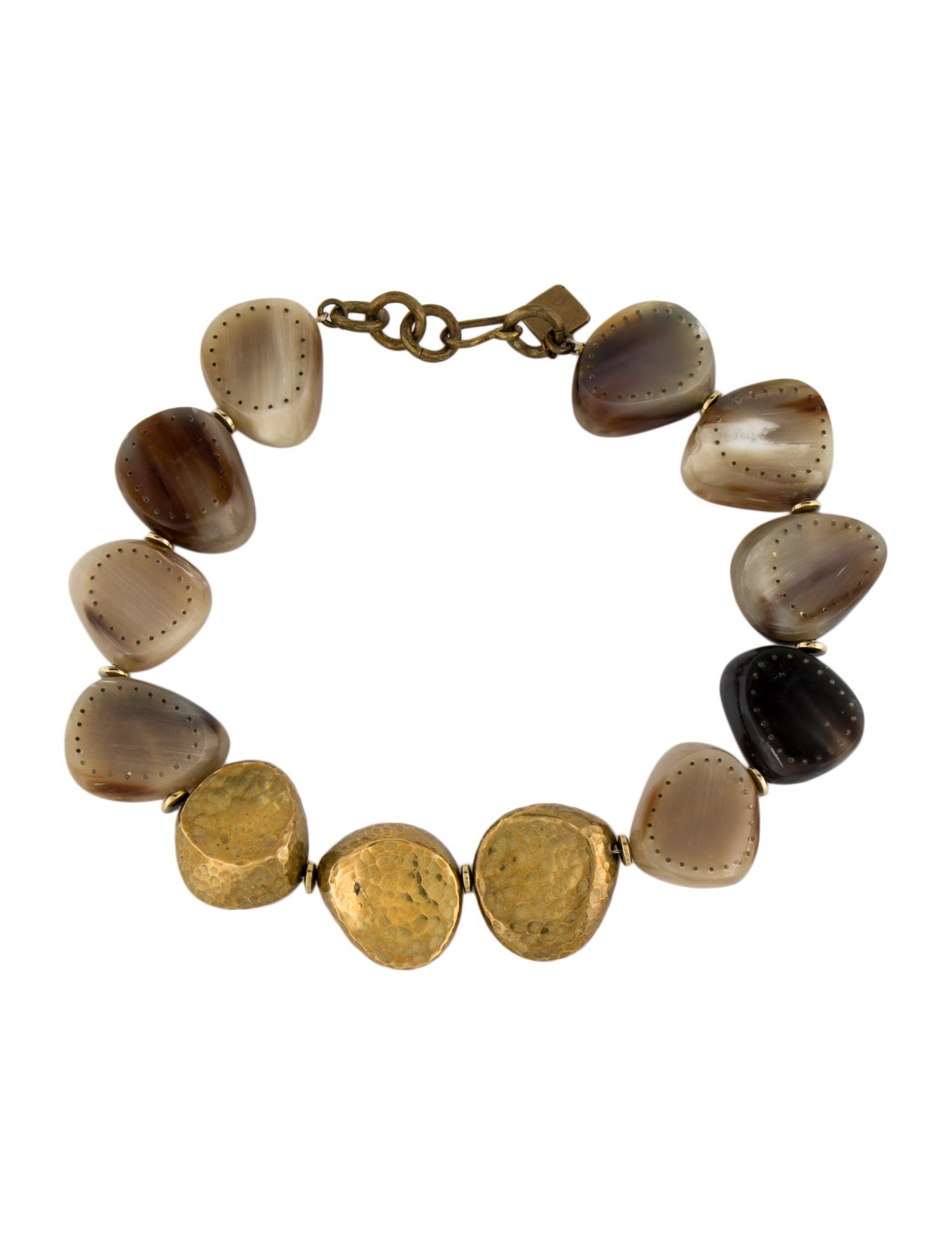 Ashley Pittman Horn Collar Toggle Necklace