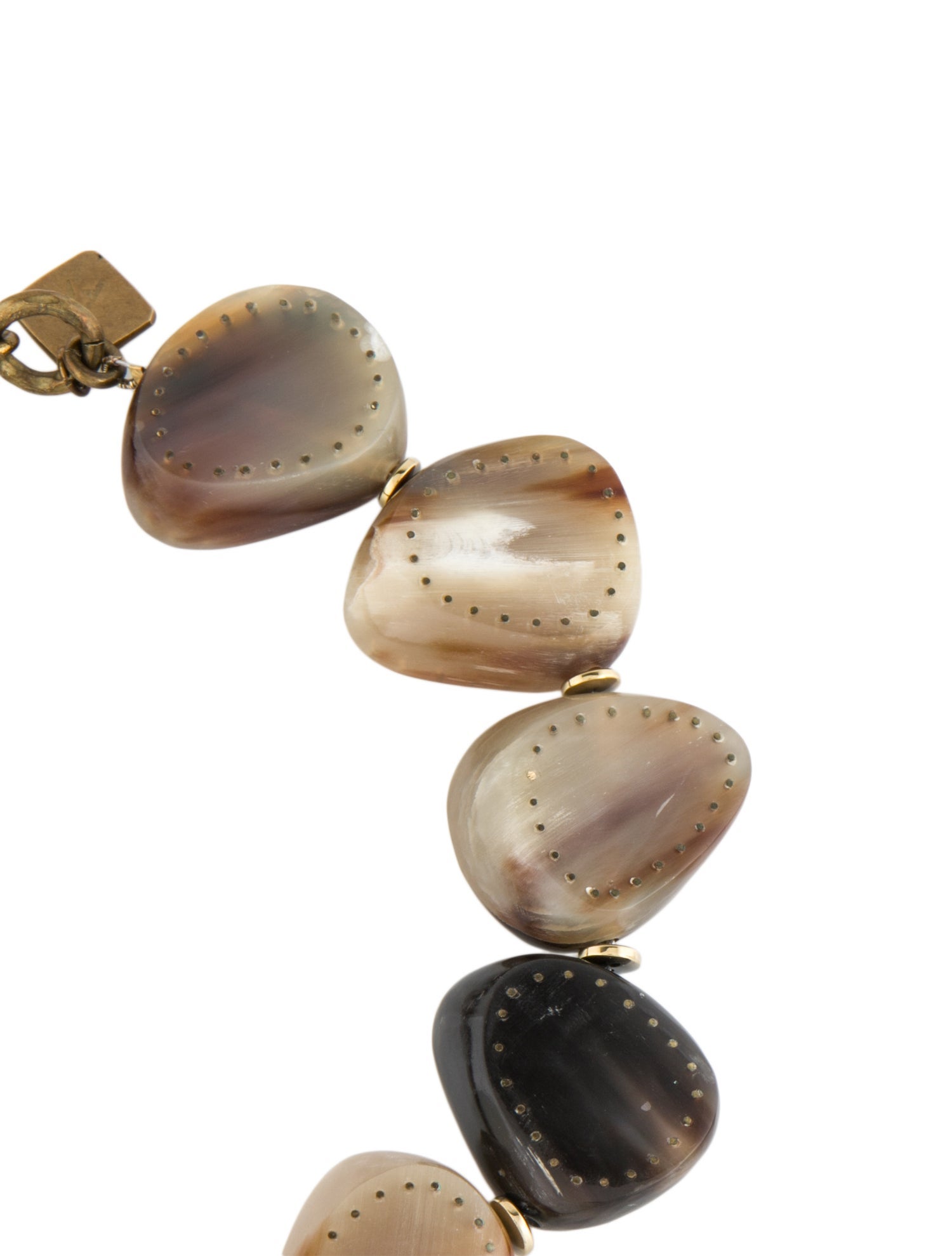 Ashley Pittman Horn Collar Toggle Necklace