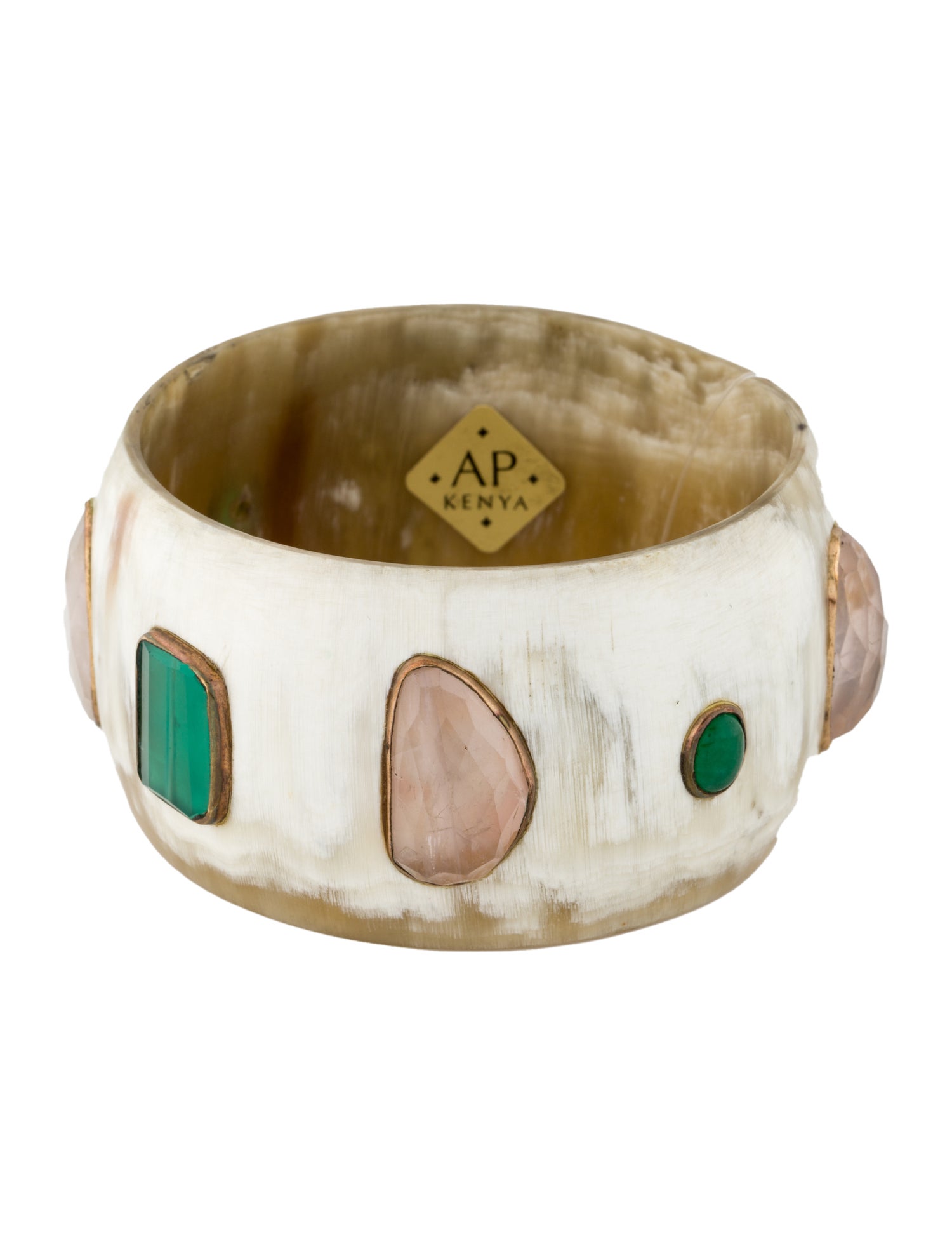 Ashley Pittman Horn & Multistone Bangle Bracelet
