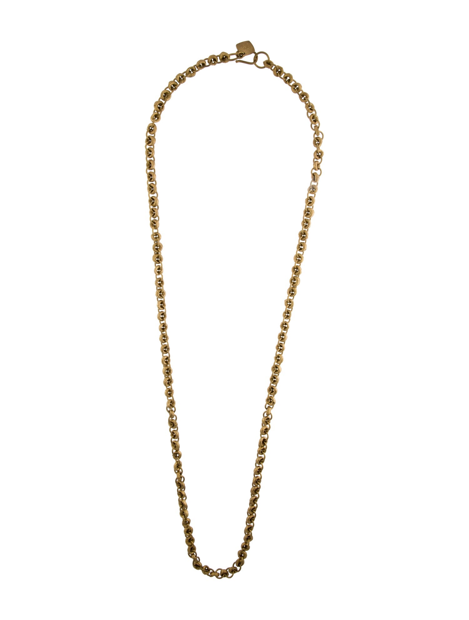 Ashley Pittman Long Cheerio Chain Necklace