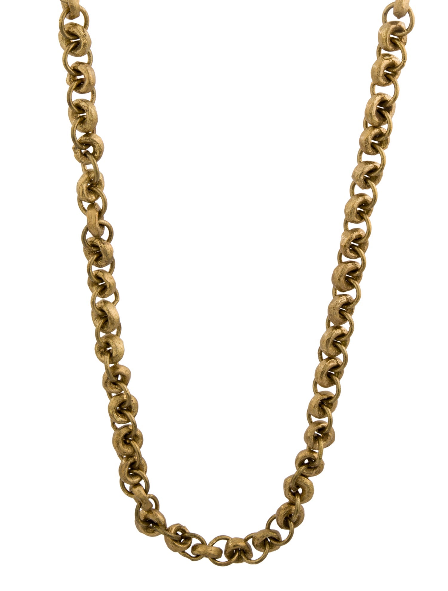 Ashley Pittman Long Cheerio Chain Necklace