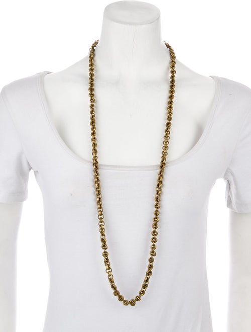 Ashley Pittman Long Cheerio Chain Necklace