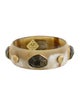 Ashley Pittman Horn & Stone Bangle Bracelet