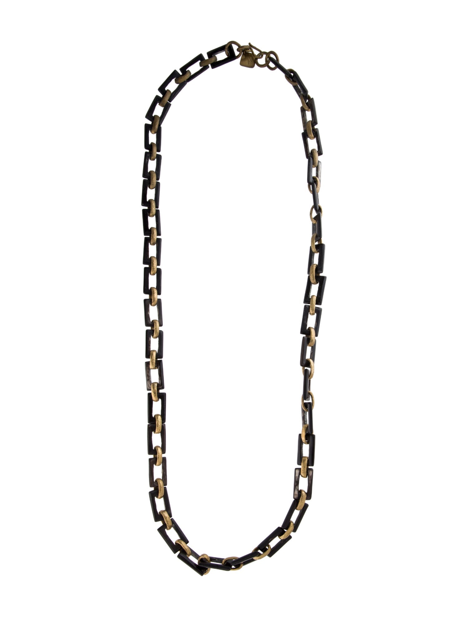 Ashley Pittman Horn Chain Link Necklace