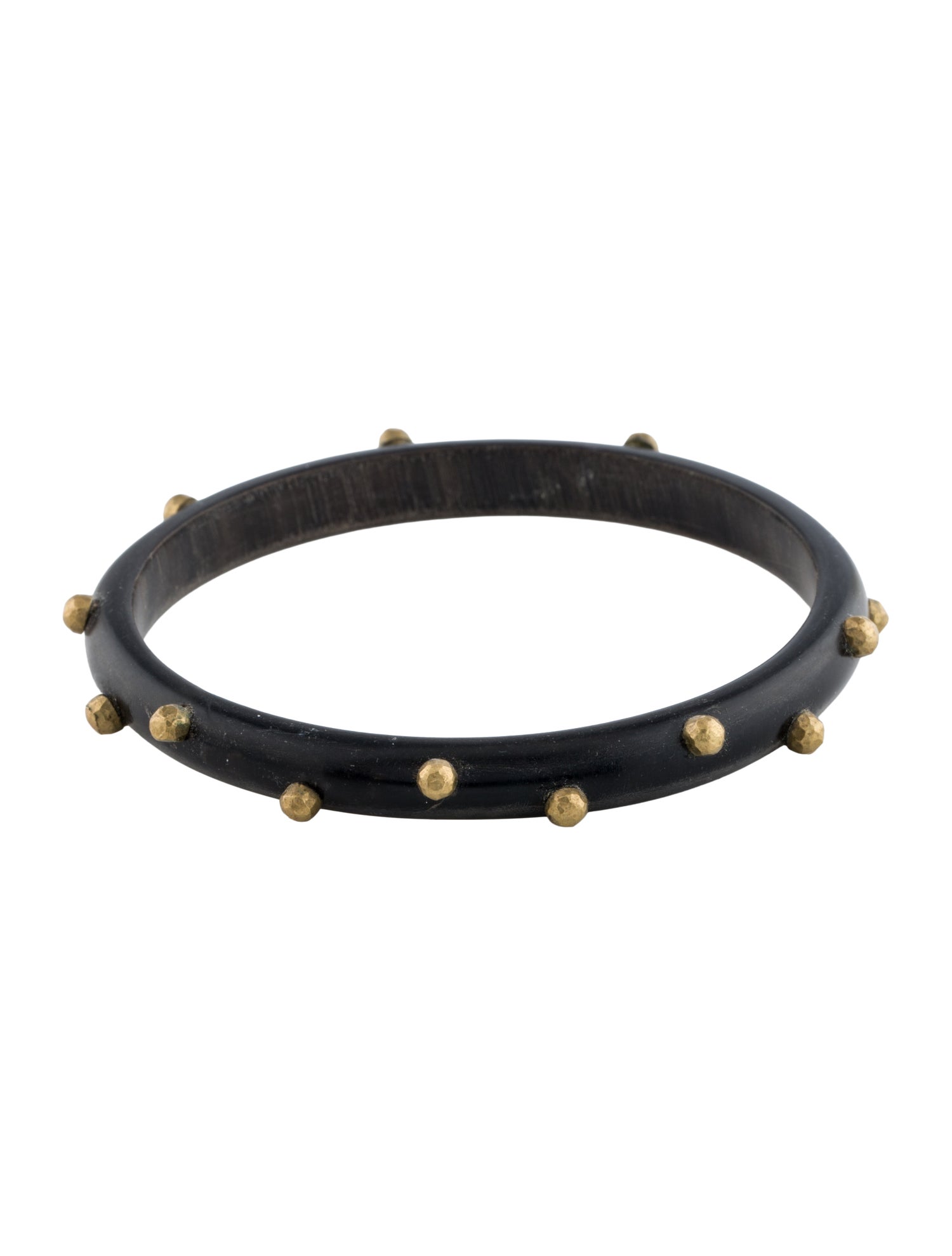 Ashley Pittman Horn Studded Bangle Bracelet