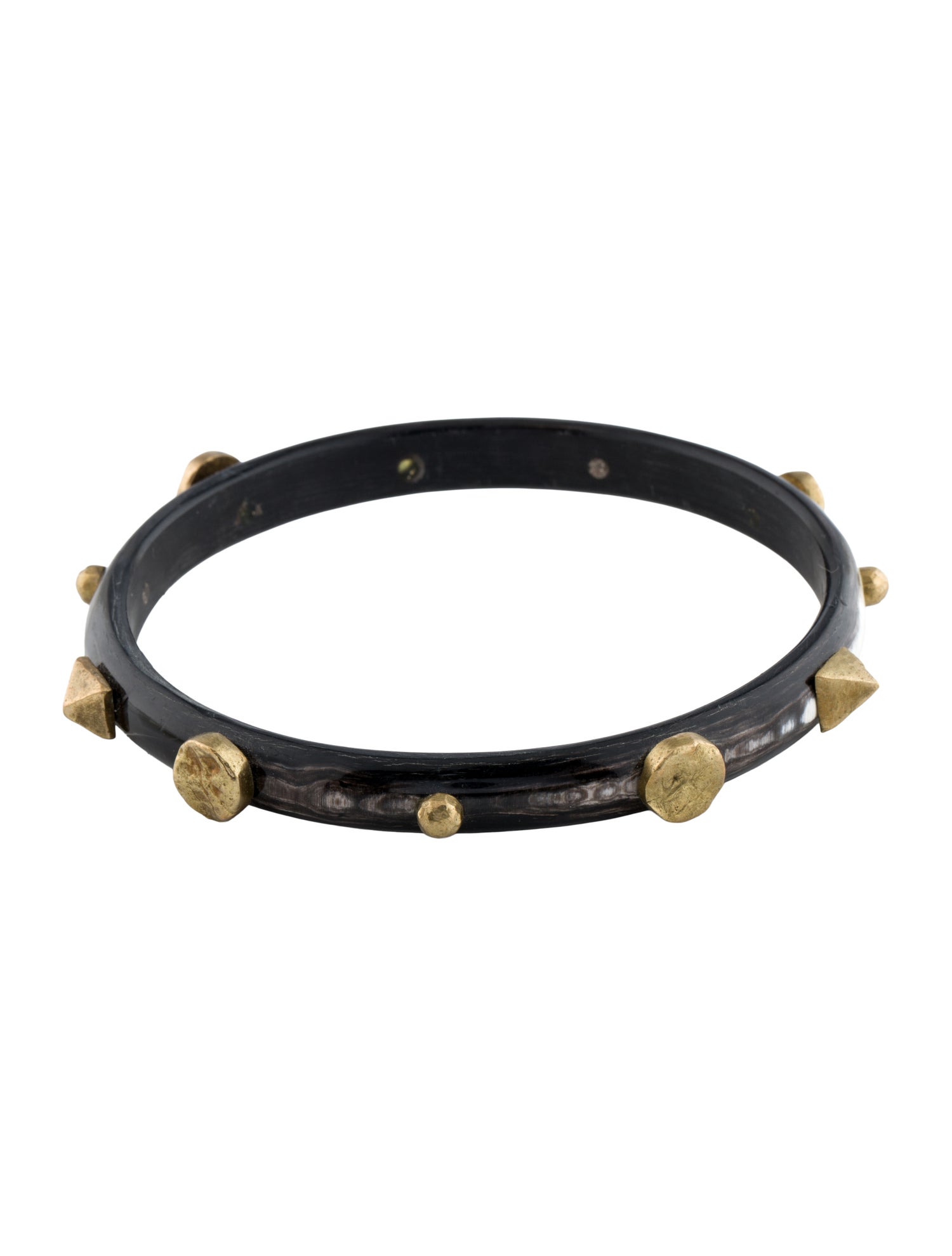 Ashley Pittman Horn Studded Bangle Bracelet