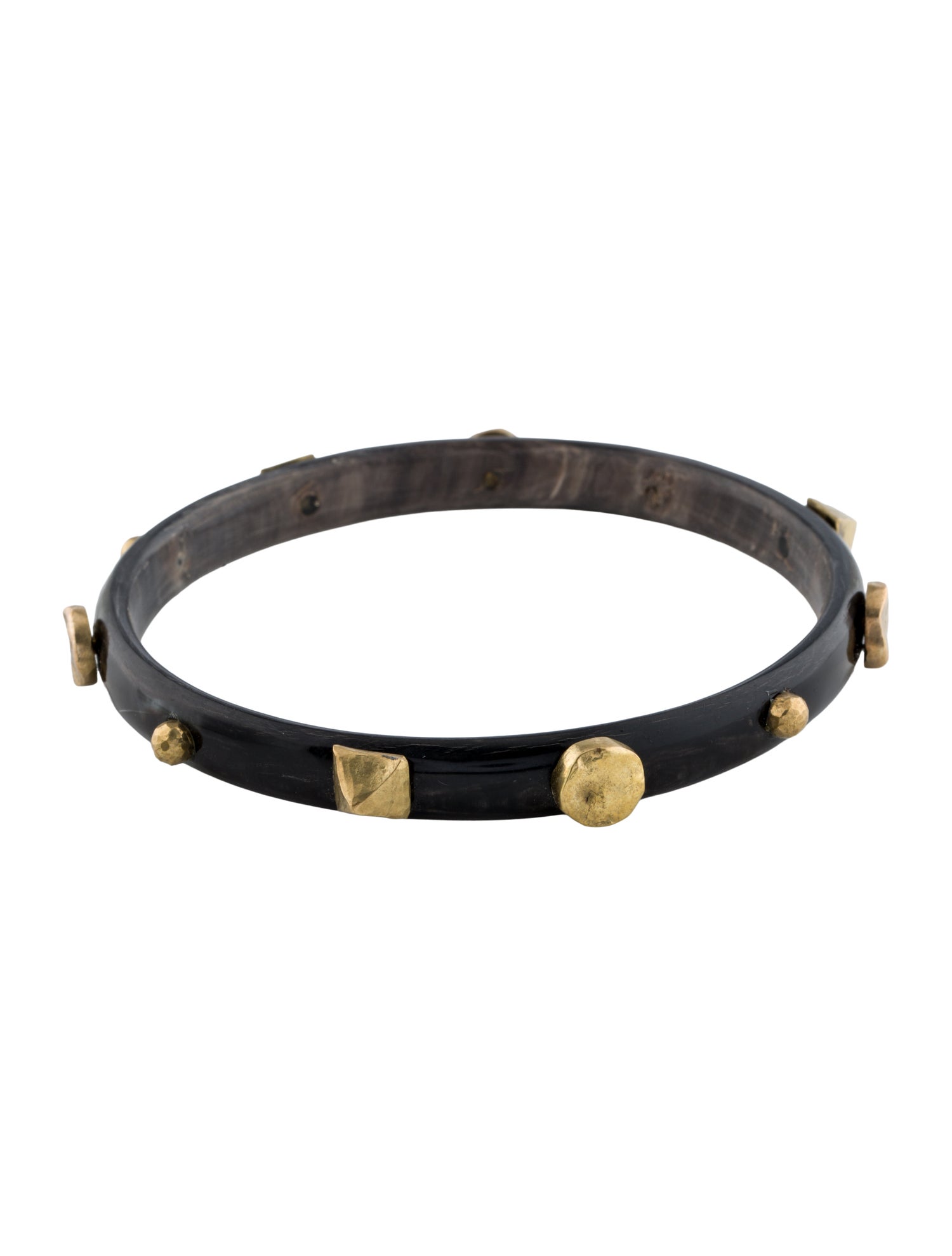 Ashley Pittman Horn Studded Bangle Bracelet