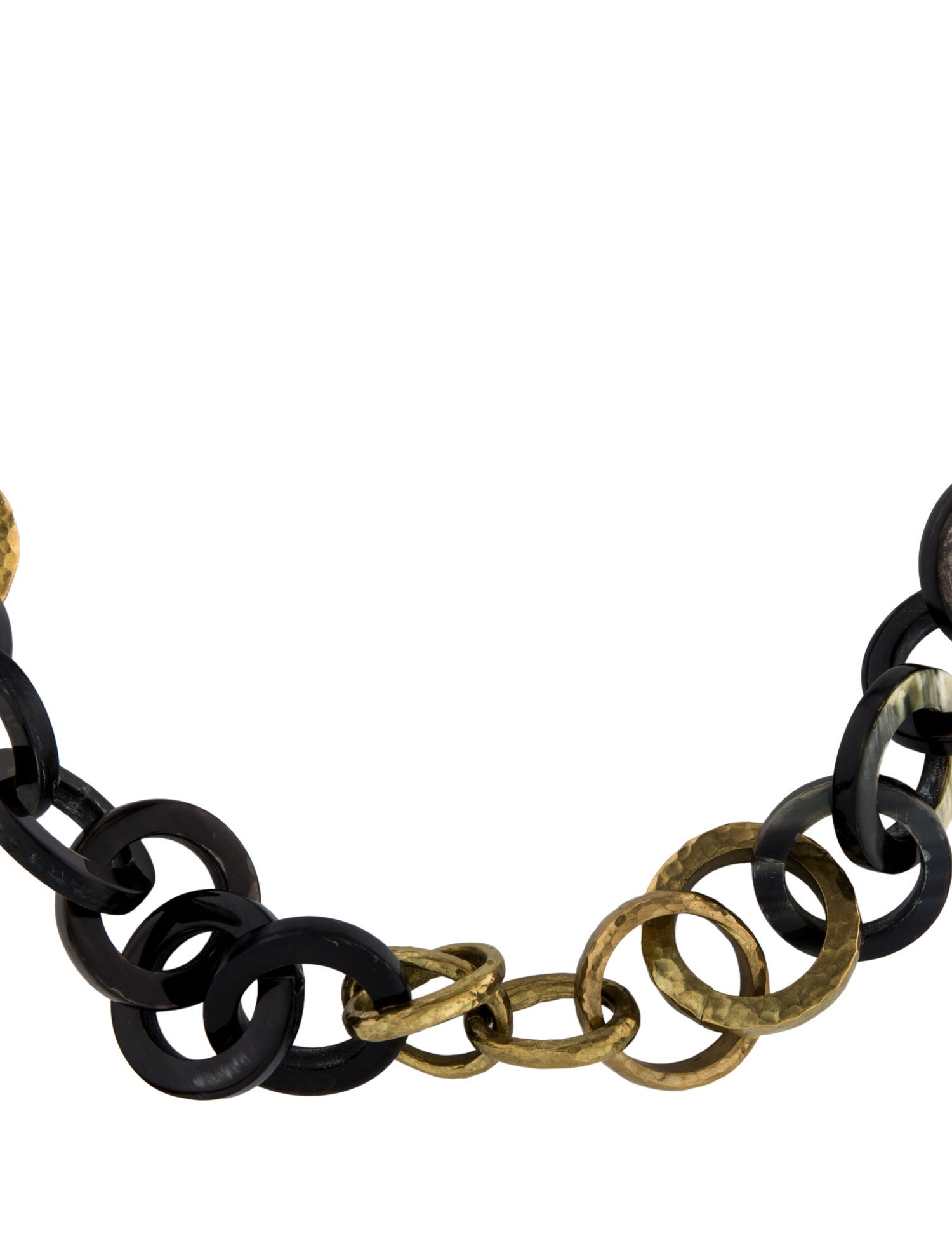 Ashley Pittman Horn Link Necklace