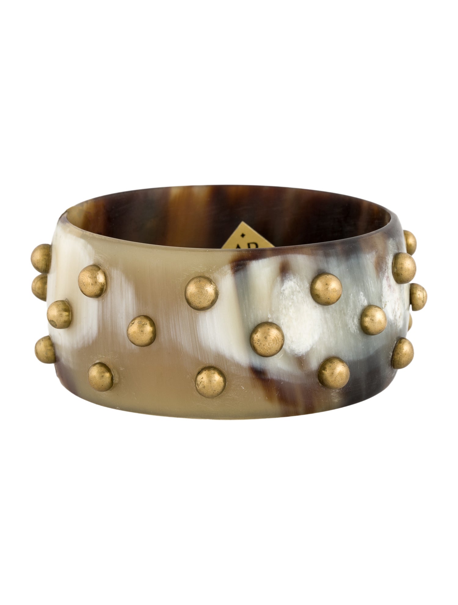 Ashley Pittman Horn Studded Bangle Bracelet