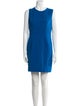 Kasper Crew Neck Mini Dress