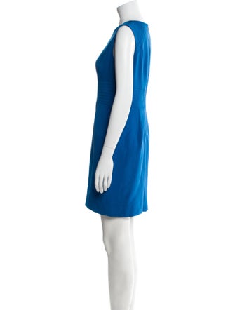 Kasper Crew Neck Mini Dress