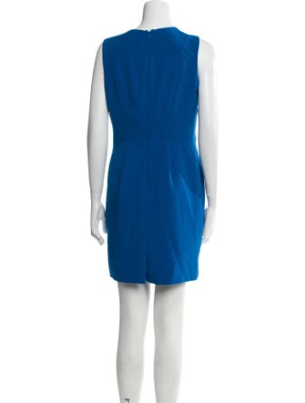 Kasper Crew Neck Mini Dress