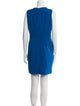 Kasper Crew Neck Mini Dress