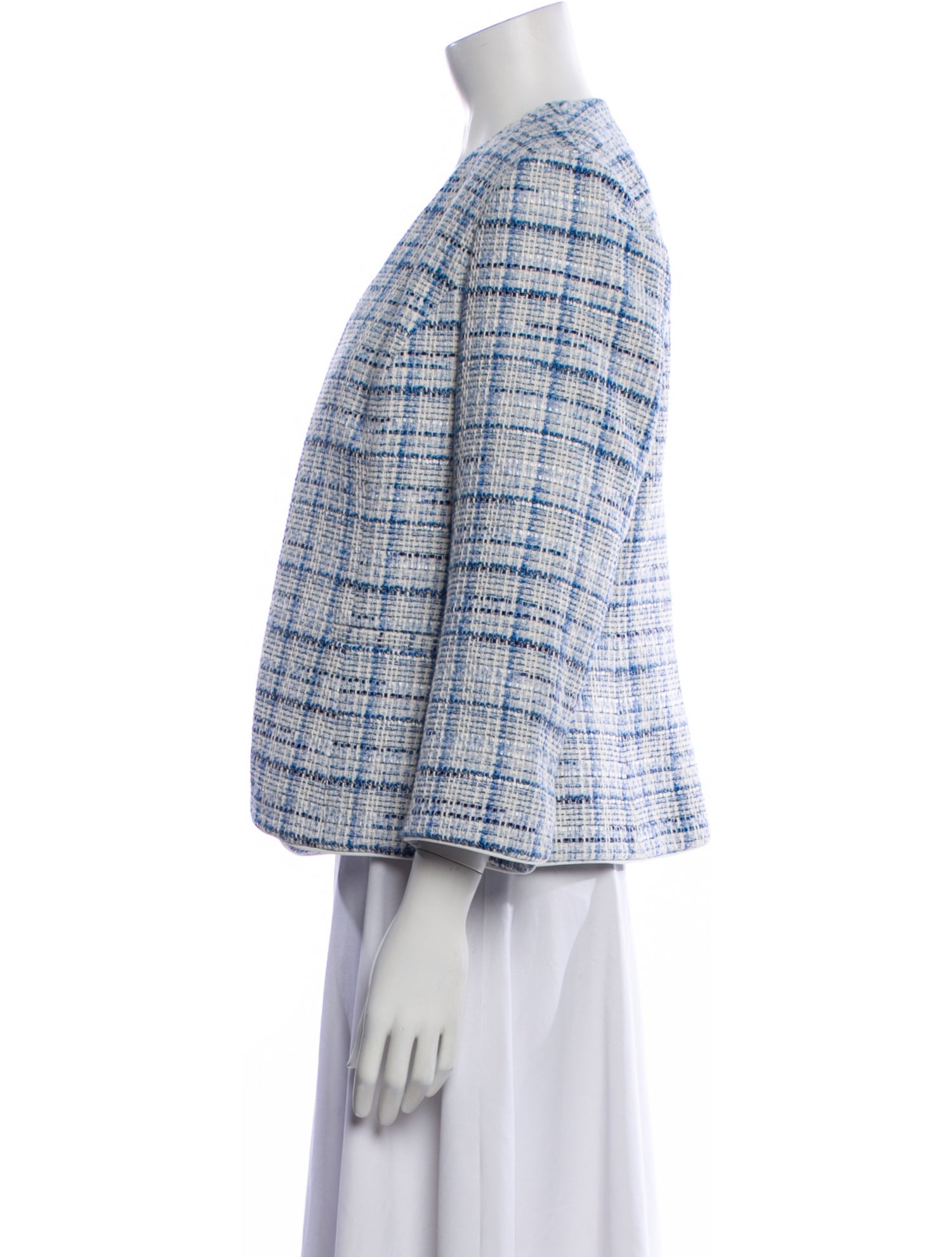 Kasper Tweed Pattern Evening Jacket w/ Tags