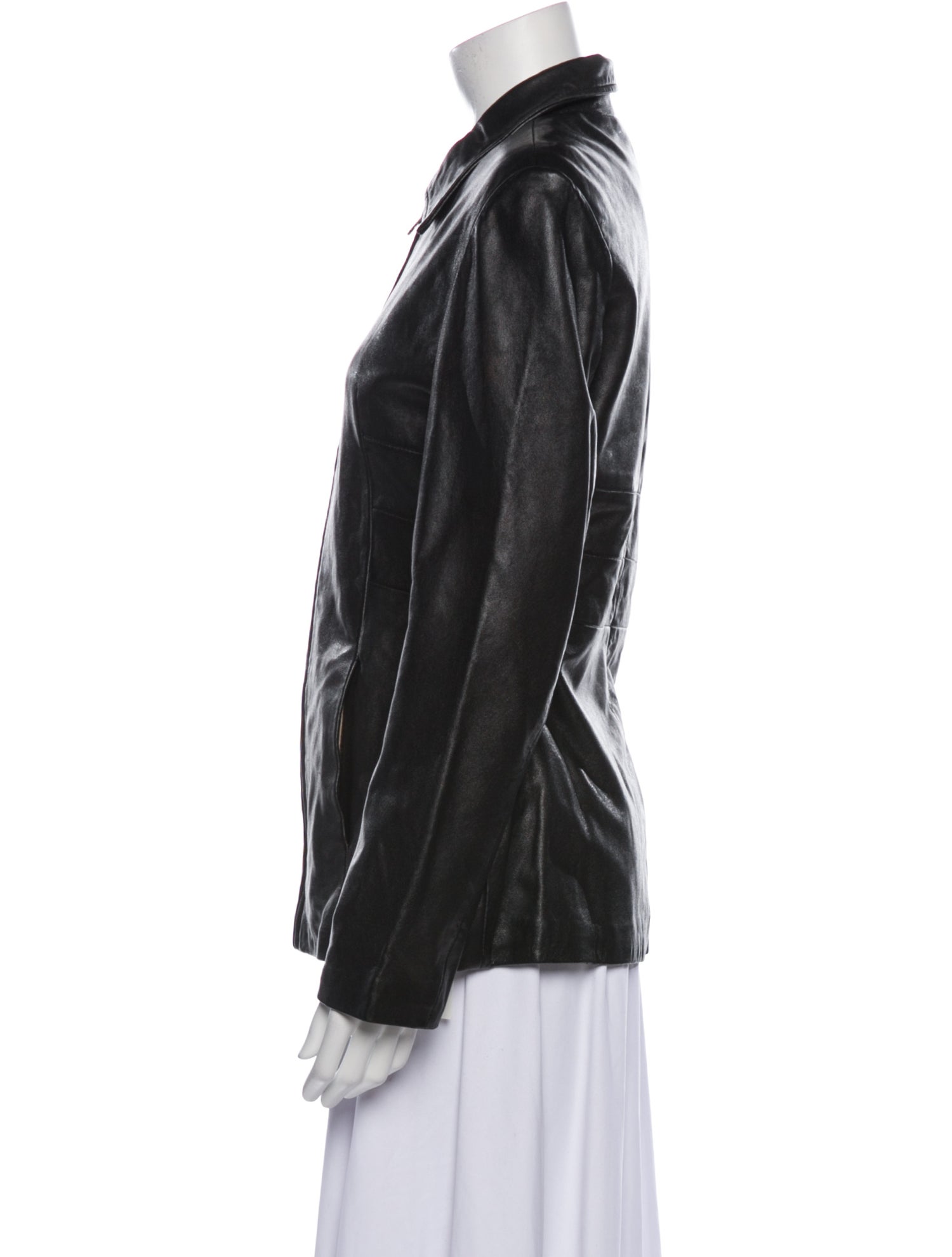 Kasper Leather Biker Jacket