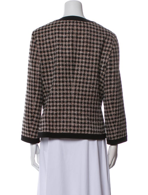 Kasper Plaid Print Jacket
