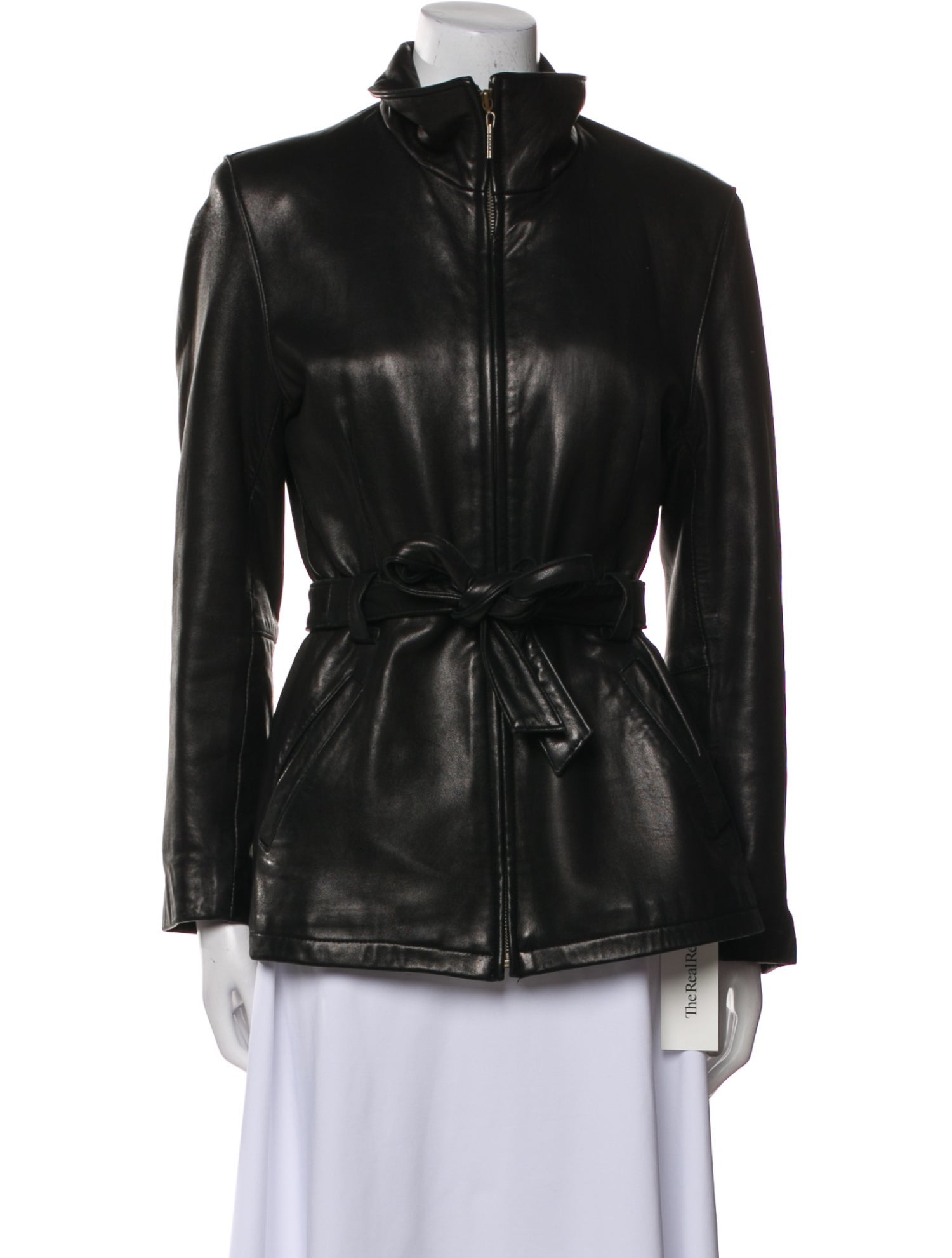 Kasper Leather Coat