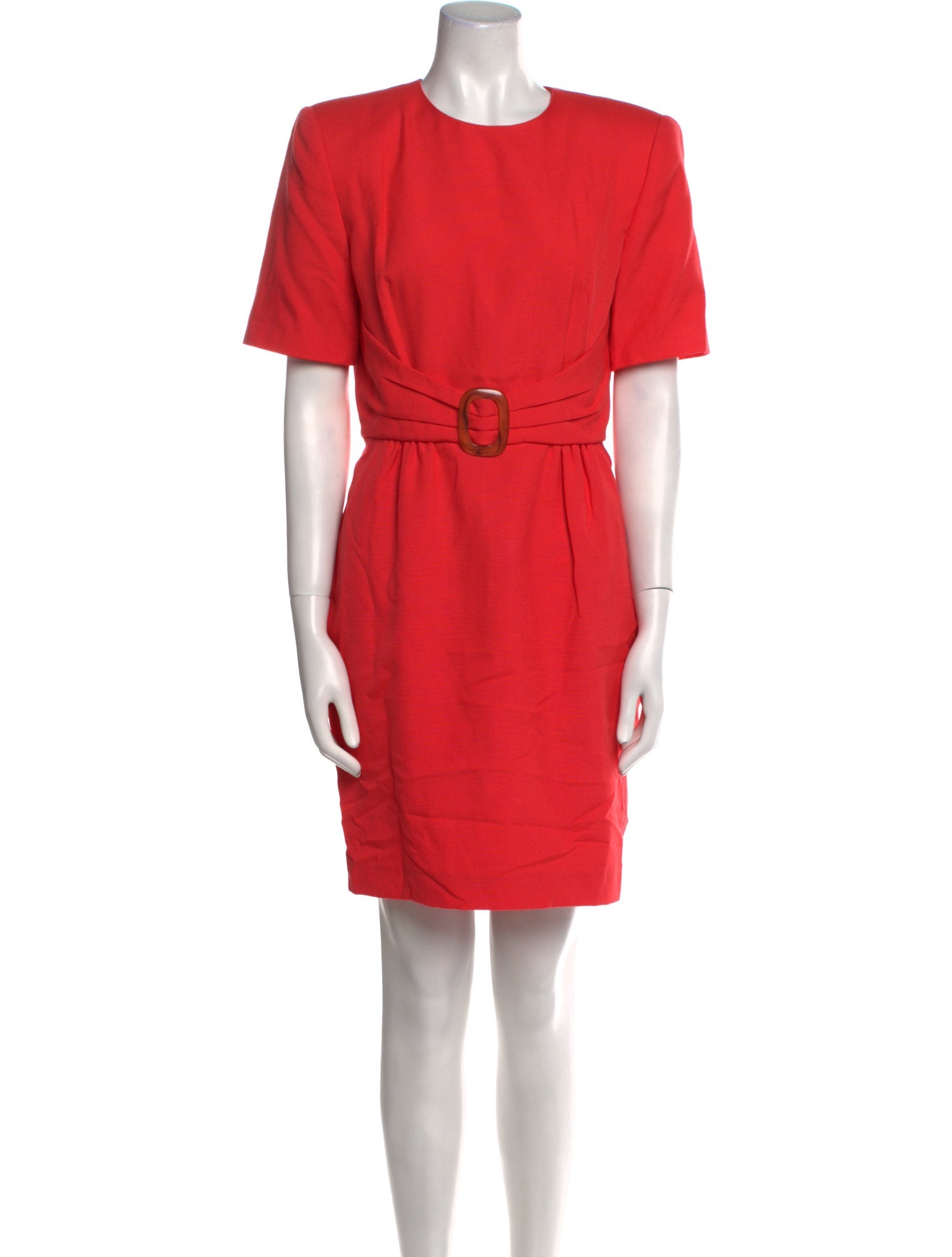 Kasper Crew Neck Mini Dress