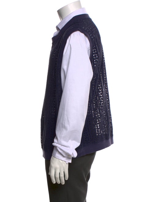 Kardo Printed Scoop Neck Sweater Vest