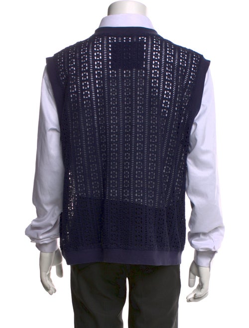 Kardo Printed Scoop Neck Sweater Vest