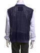 Kardo Printed Scoop Neck Sweater Vest