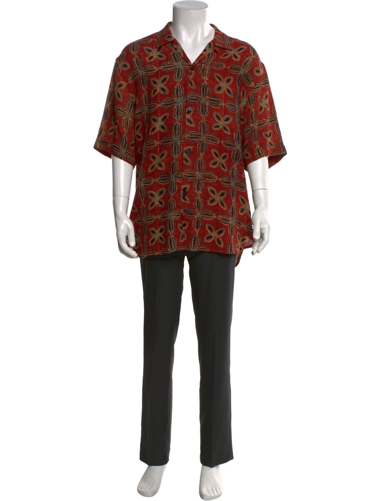 Kardo Silk Printed Shirt w/ Tags