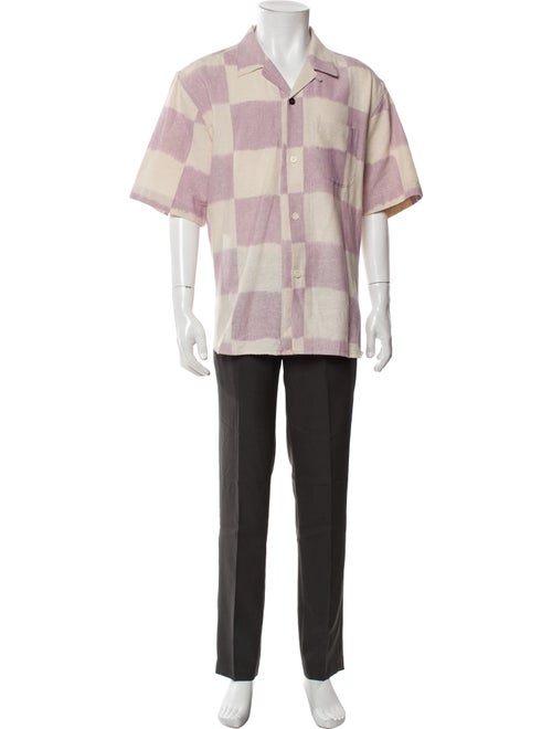 Kardo Plaid Print Short Sleeve Shirt