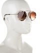 Krewe Round Gradient Sunglasses