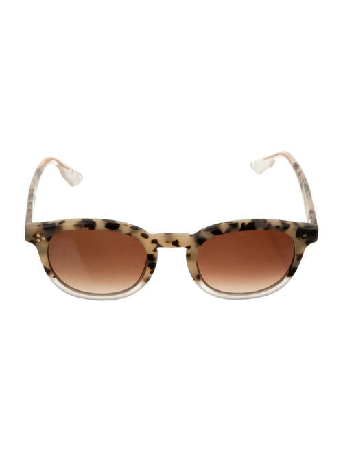 Krewe Wayfarer Mirrored Sunglasses