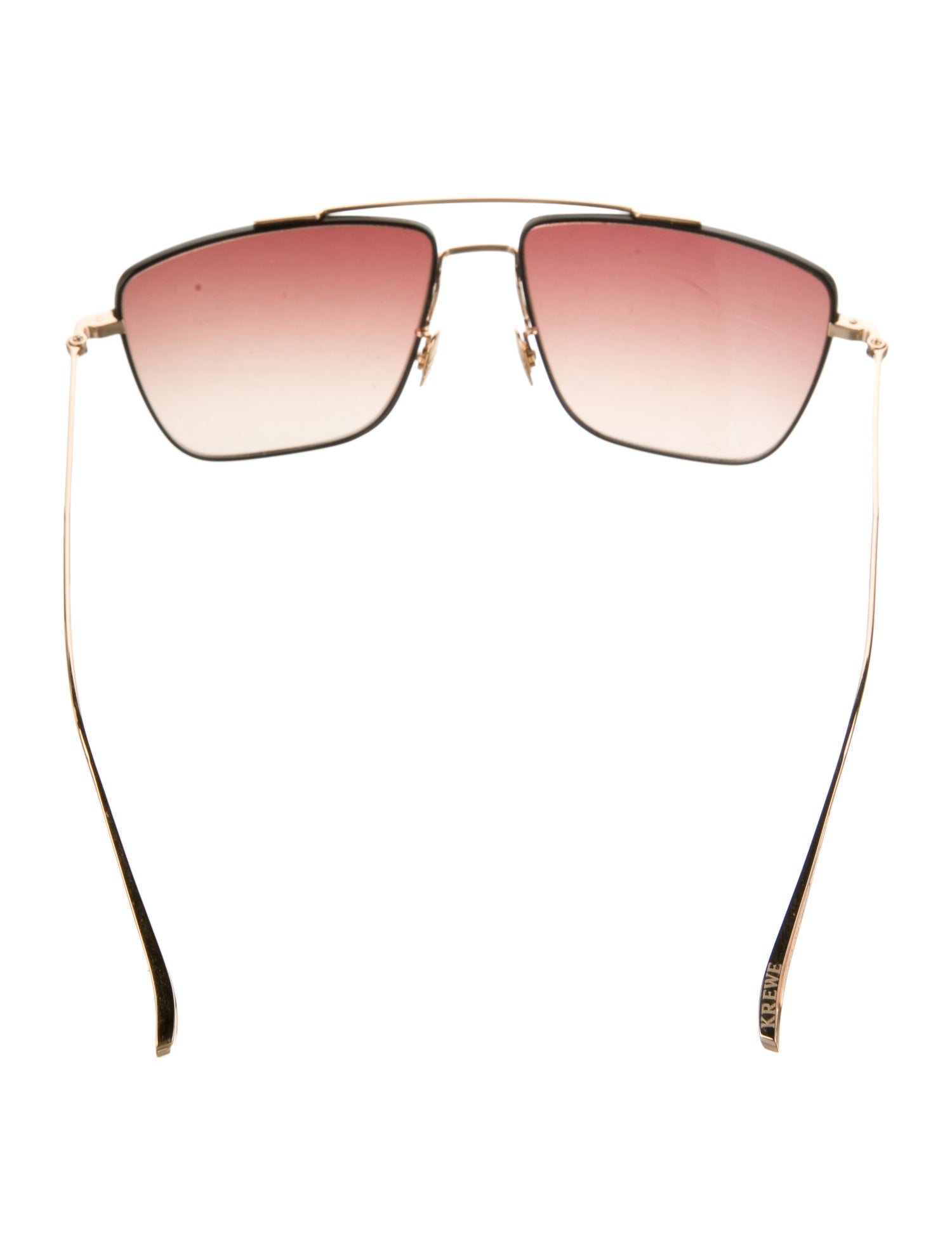 Krewe Aviator Gradient Sunglasses