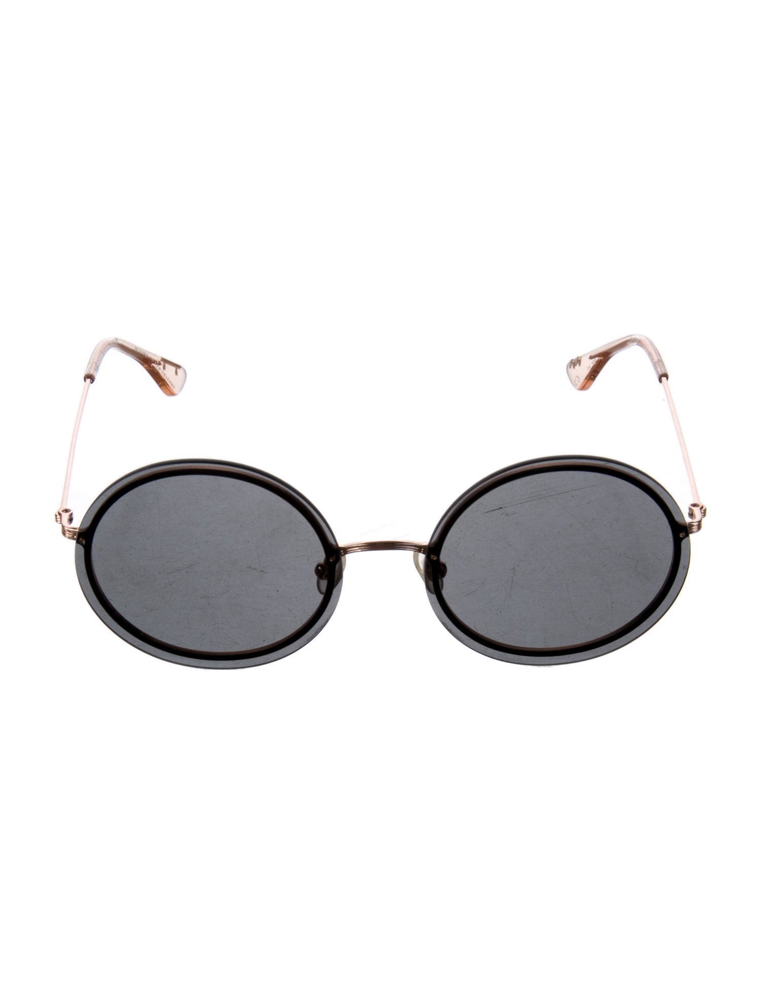 Krewe Round Tinted Sunglasses