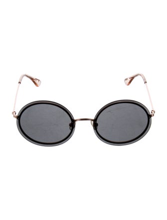 Krewe Round Tinted Sunglasses