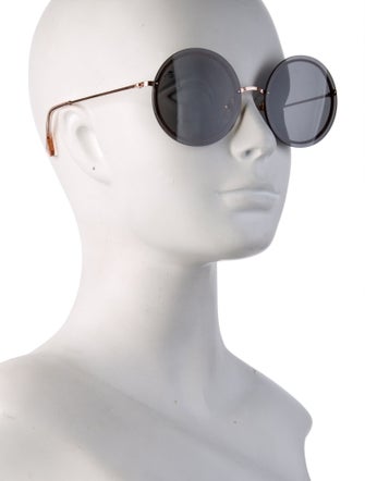 Krewe Round Tinted Sunglasses