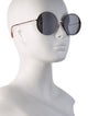 Krewe Round Tinted Sunglasses