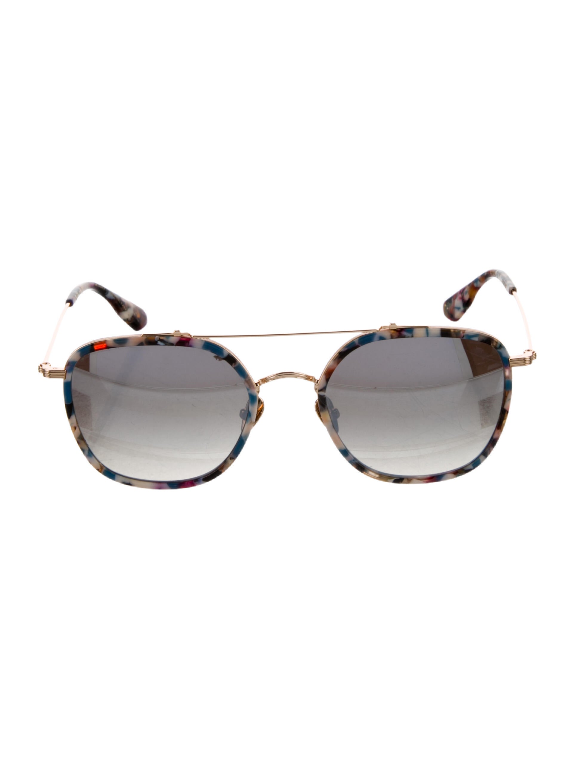 Krewe Round Gradient Sunglasses