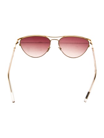 Krewe Aviator Gradient Sunglasses