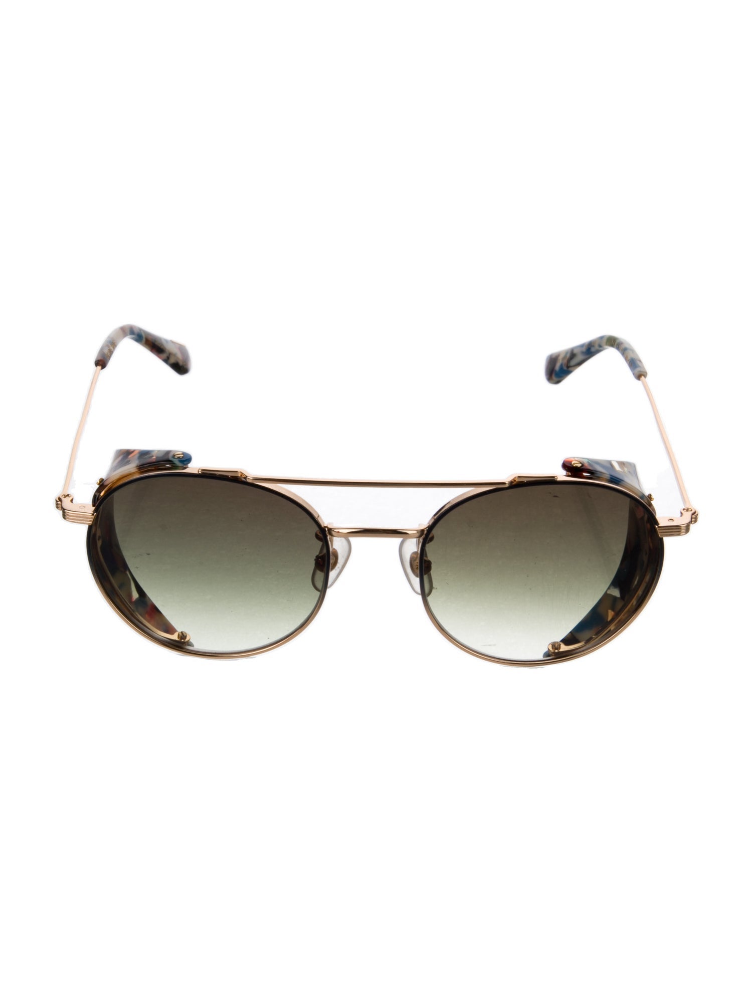 Krewe Round Gradient Sunglasses