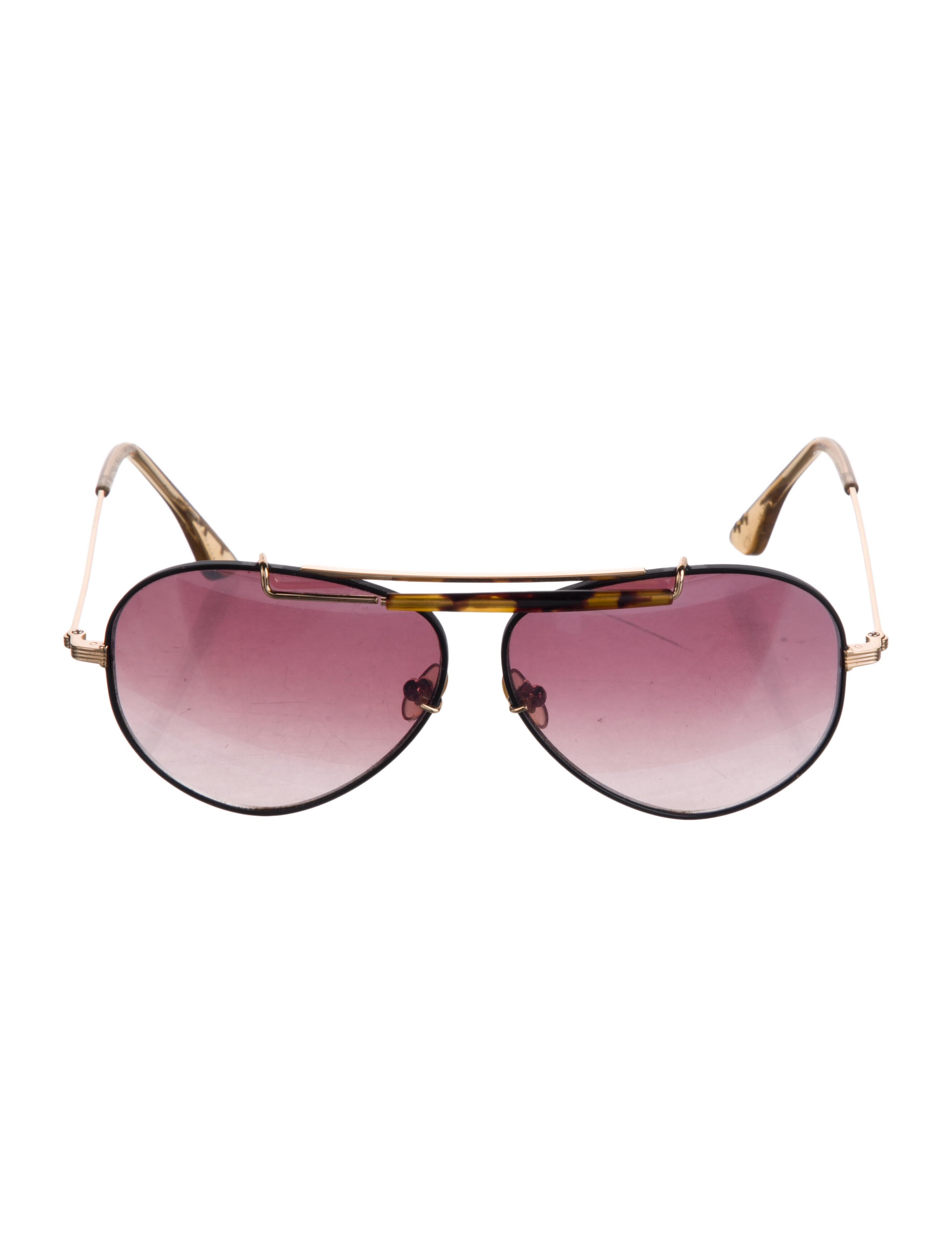 Krewe Aviator Gradient Sunglasses