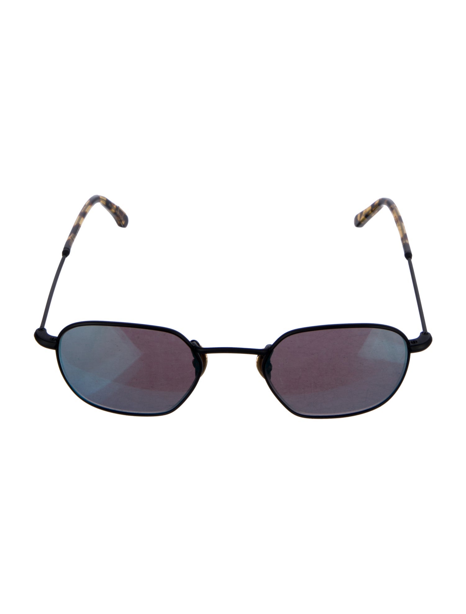 Krewe Wayfarer Mirrored Sunglasses