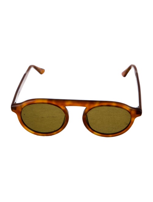Krewe Round Tinted Sunglasses