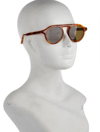 Krewe Round Tinted Sunglasses