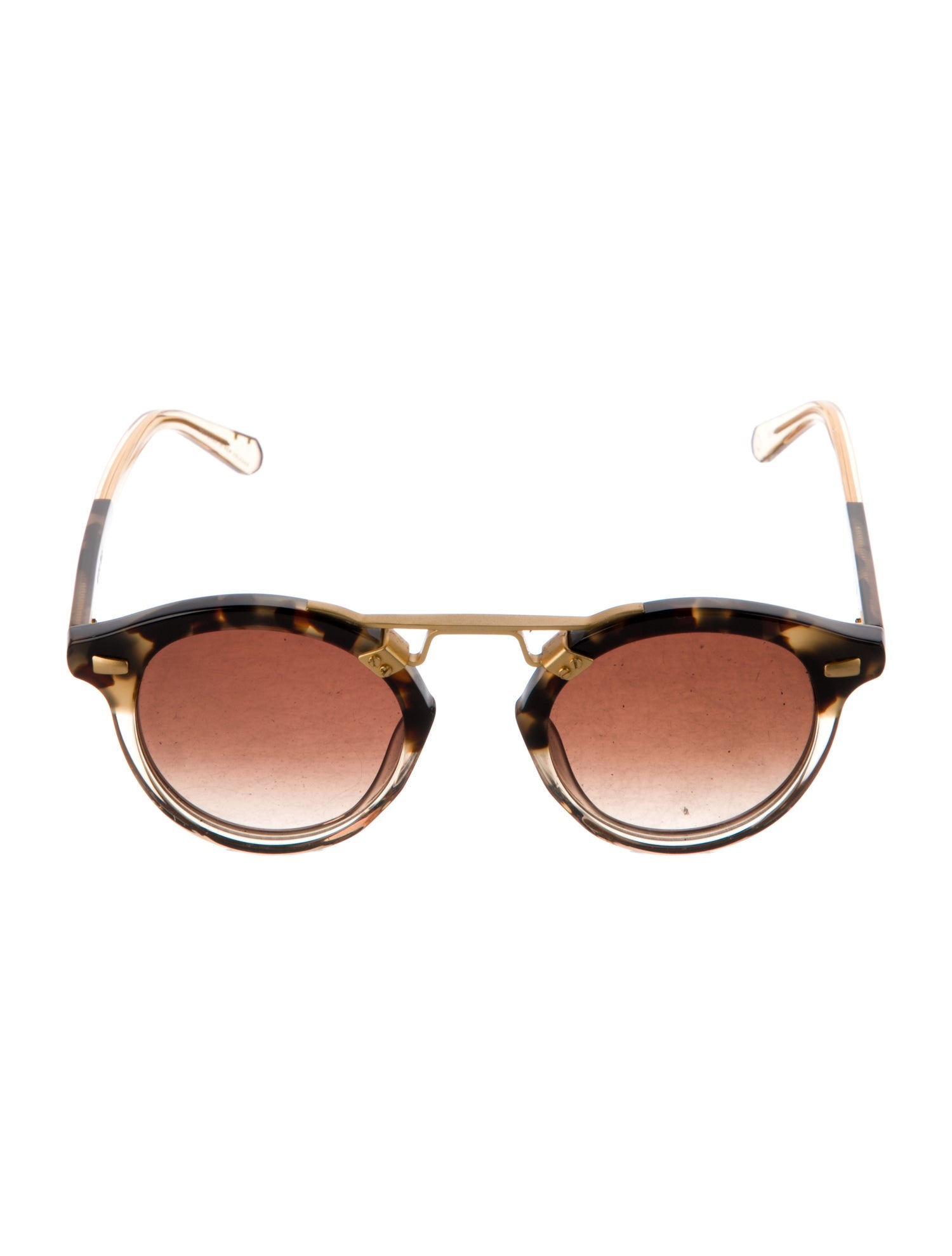 Krewe Round Gradient Sunglasses