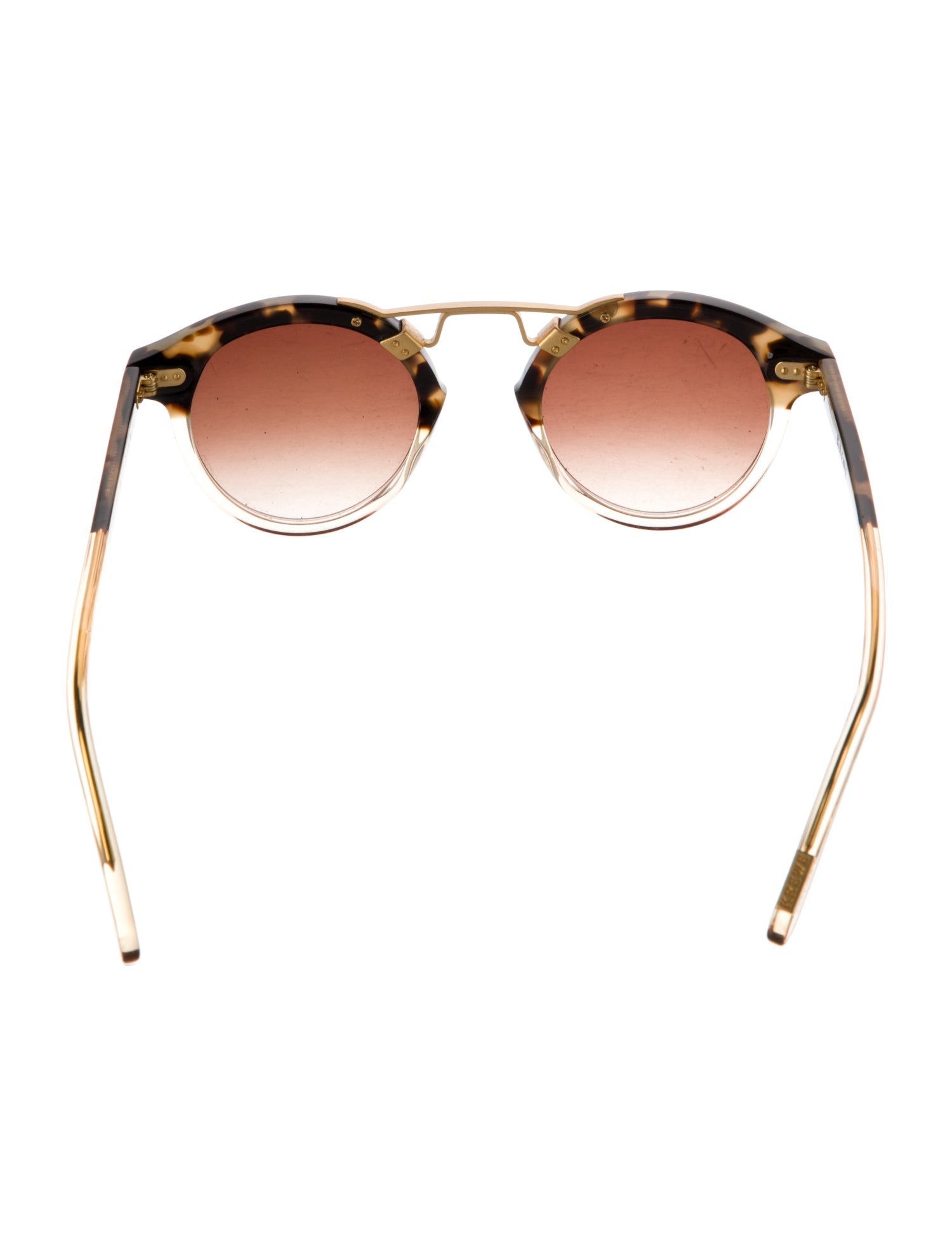 Krewe Round Gradient Sunglasses